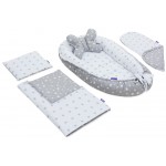 5 delni komplet Jukki Comfort Gray stars